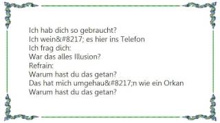 Die Prinzen - Warum Hast du das Getan Lyrics