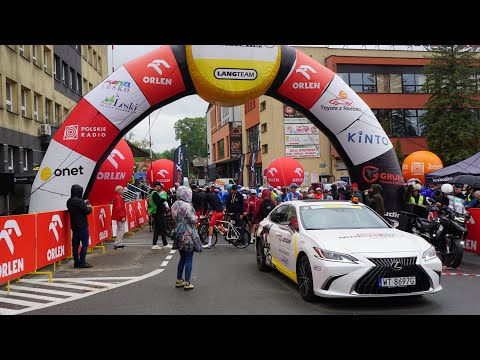 Start honorowy Orlen Wyścigu Narodów w Lesku