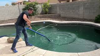 Best way to drain a swimming pool yourself!