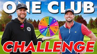 Golfing With One Club Against a Pro Golfer