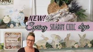 NEW SPRING SHABBY CHIC DIYS!~Spring Decor Ideas that will inspire you!~Floral Spring Decor Diys