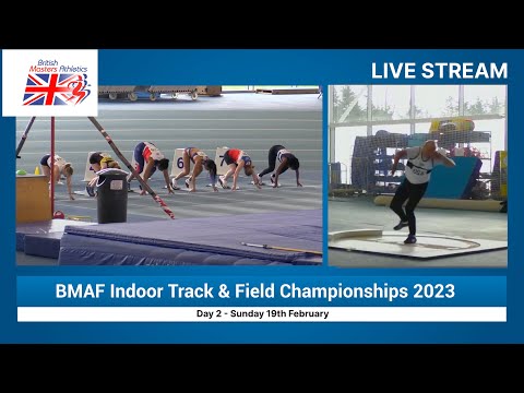 LIVE ATHLETICS | British Masters Indoor Track & Field Championships 2023 - Day 2