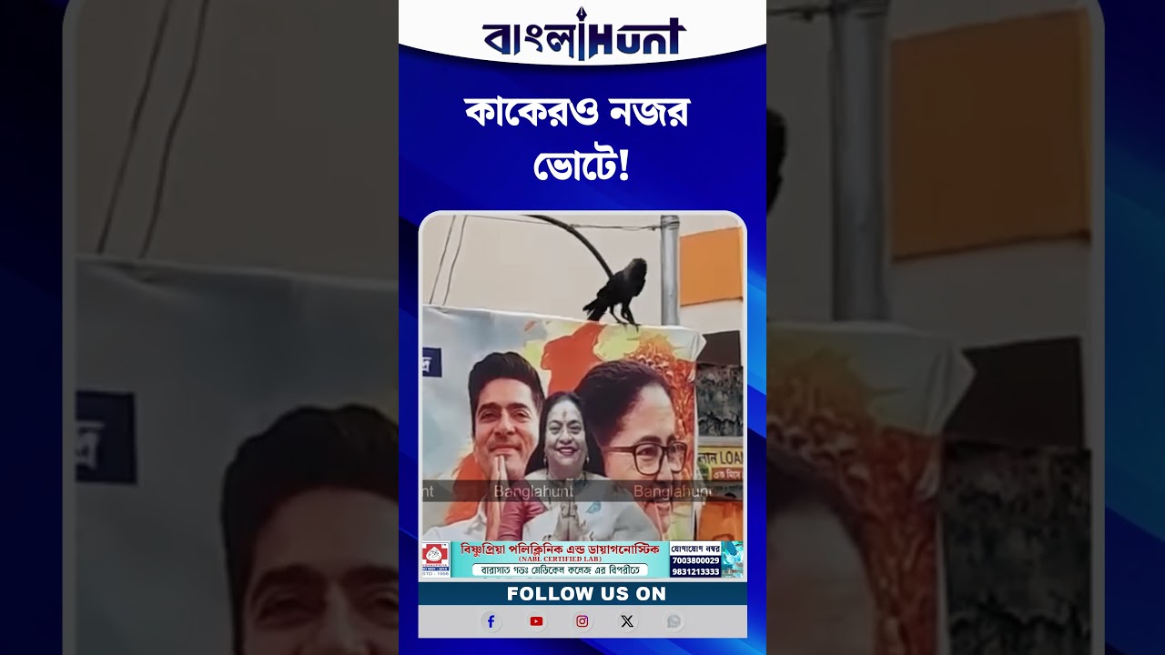 কাকেরও নজর ভোটে!