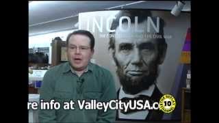 preview picture of video 'Lincoln:The Constitution & Civil War Exhibit Valley City ND'