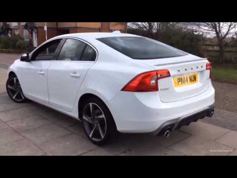 VOLVO S60 D4 R-DESIGN NAV WHITE 2014