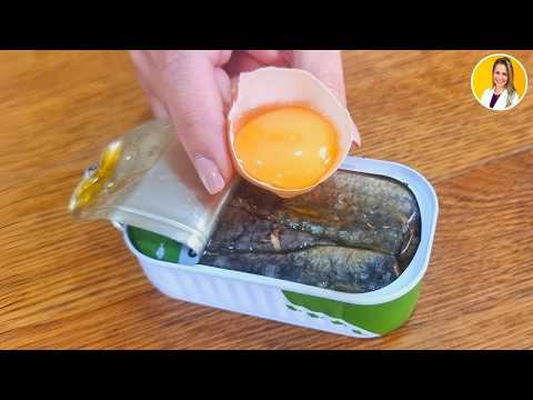EGG in SARDINES! This Left Everyone Speechless - You Won't Believe It! (Easy, Low Carb & Delicious)