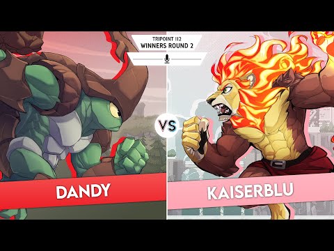 Tripoint 112 - Winners Round 2 - Dandy (Kragg) Vs  KaiserBlu (Zetterburn)