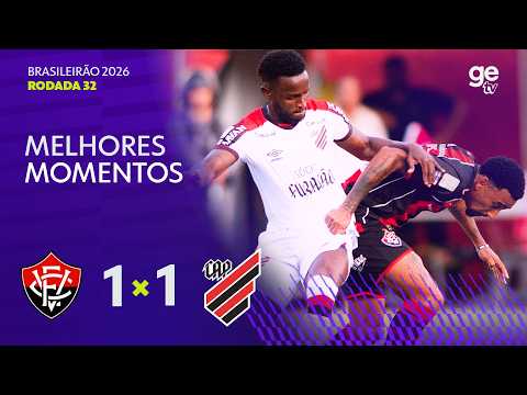 Gols e melhores lances de Vitória x Athletico Paranaense