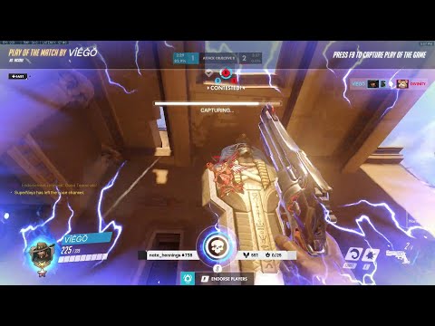 POTG! GALE CRAZY NANO MCCREE PLAYS - OVERWATCH GAMEPLAY SEASON 30 TOP 500