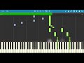 Ben Folds Five - Emaline - Synthesia Piano Tutorial (Piano only)