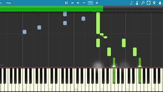 Ben Folds Five - Emaline - Synthesia Piano Tutorial (Piano only)
