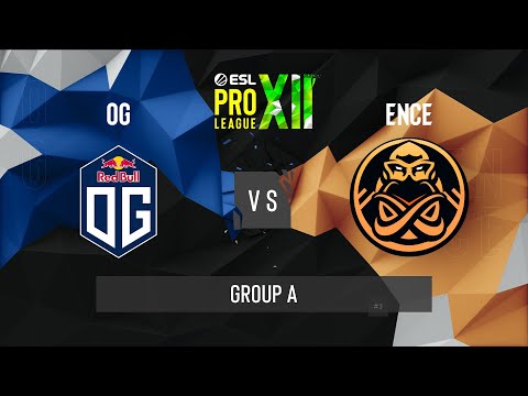 CS:GO - OG vs. ENCE [Mirage] Map 3 - ESL Pro League Season 12 - Group A - EU