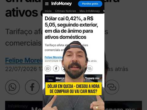 Dólar em queda! Chegou a hora?