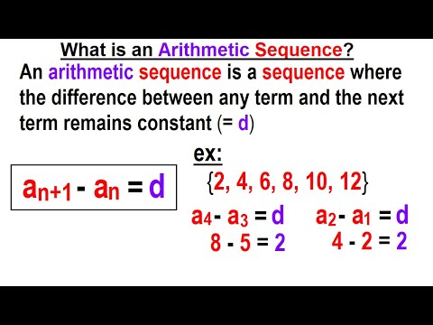 Algebra Ch 48 Sequences and Series 1 of 34 What is the Difference