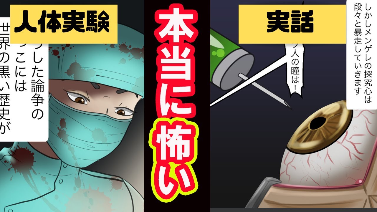 【人体実験】意味が分かるとめちゃくちゃ怖い話。最後のオチの意味は？
