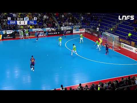 Gol Lozano (5-1) FC Barcelona Lassa - Palma Futsal. J9, 1Div. LNFS