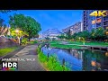 Tokyo Minami Sunamachi Sunset To Night Walk Japan 4K HDR