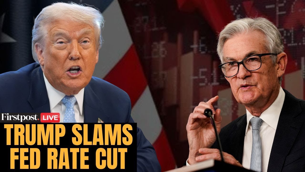 LIVE: Trump Says Fed Rate Cut Was ‘Too Small’, Calls Powell a ‘Stiff’ in Economic Rant | N18G
