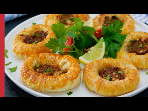 Borek Rolls with Minced Beef Recipe | How to Make Turkish Rolled Borek with Minced Meat