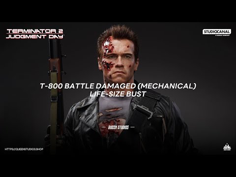 T-800 Battle Damaged (Mechanical) Life-Size Bust