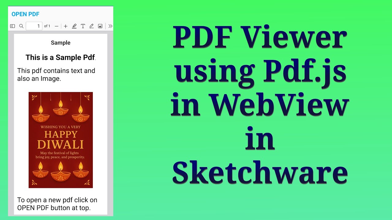 Pdf Viewer Sketchware pro using in WebView and pdf.js
