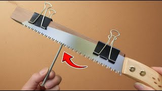 You Will Be Amazed With This Quick And Easy Way To Sharpen Your Saw Blade!