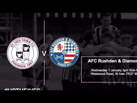 St Ives Town 3 AFC Rushden & Diamonds 4 - BetVictor Southern Premier Central - 1 January 2020