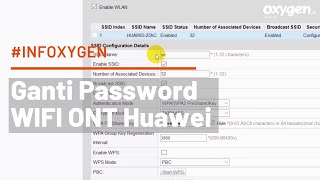 Cara ganti password Wifi ONT Huawei