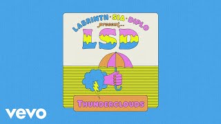 Kadr z teledysku Thunderclouds tekst piosenki LSD