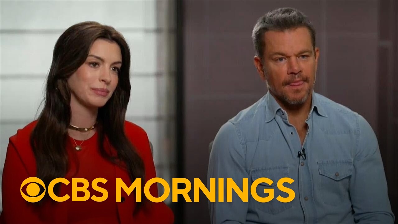 Anne Hathaway and Matt Damon give inside look at "The Odyssey" and challenges during filming