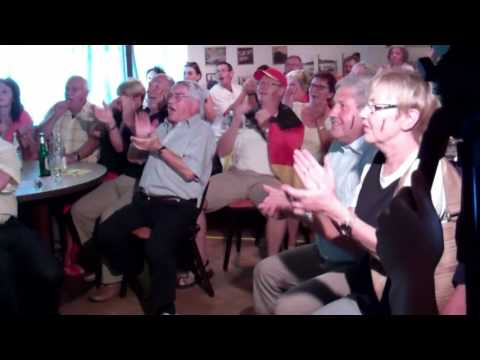 Public Viewing in Andi Kuffners Heimat