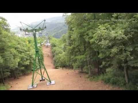Boppard Sesselbahn - Chair Lift Going Down - The Middle Rhine in Germany 1