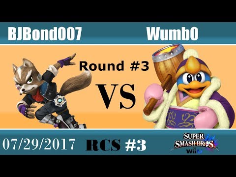 RCS #3 Smash Wii U - BJBond007 (Fox) vs Wumb0 (King Dedede)