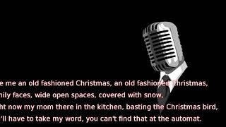 Frank Sinatra - An Old Fashioned Christmas (lyrics)