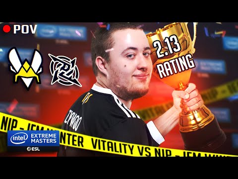 HOW TO MAKE 2.13 RATING vs NiP? | ZYWOO's pov @ IEM Winter