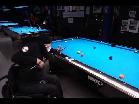 Biliardo in Carrozzina Gennaio 2021 Bucchi De Franceschi 3-0 Pool Palla 8