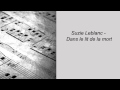 Suzie Leblanc. Dans le lit de la mort