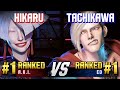SF6 ▰ HIKARU (#1 Ranked A.K.I.) vs TACHIKAWA (#1 Ranked Ed) ▰ High Level Gameplay