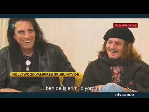 EXCLUSIVE! Johnny Depp talks about Hollywood Vampires!! Interview in Istanbul Turkey #johnnydepp