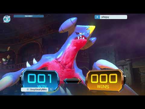 Smash N Splash 5 Pokken - UnoptimallyNiko (Garchomp) Vs. pitaguy (Weavile) Pools Round 1