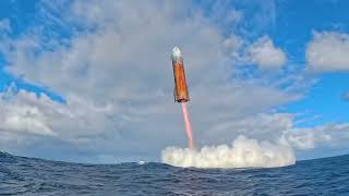 Starship flight 10 landing in ocean