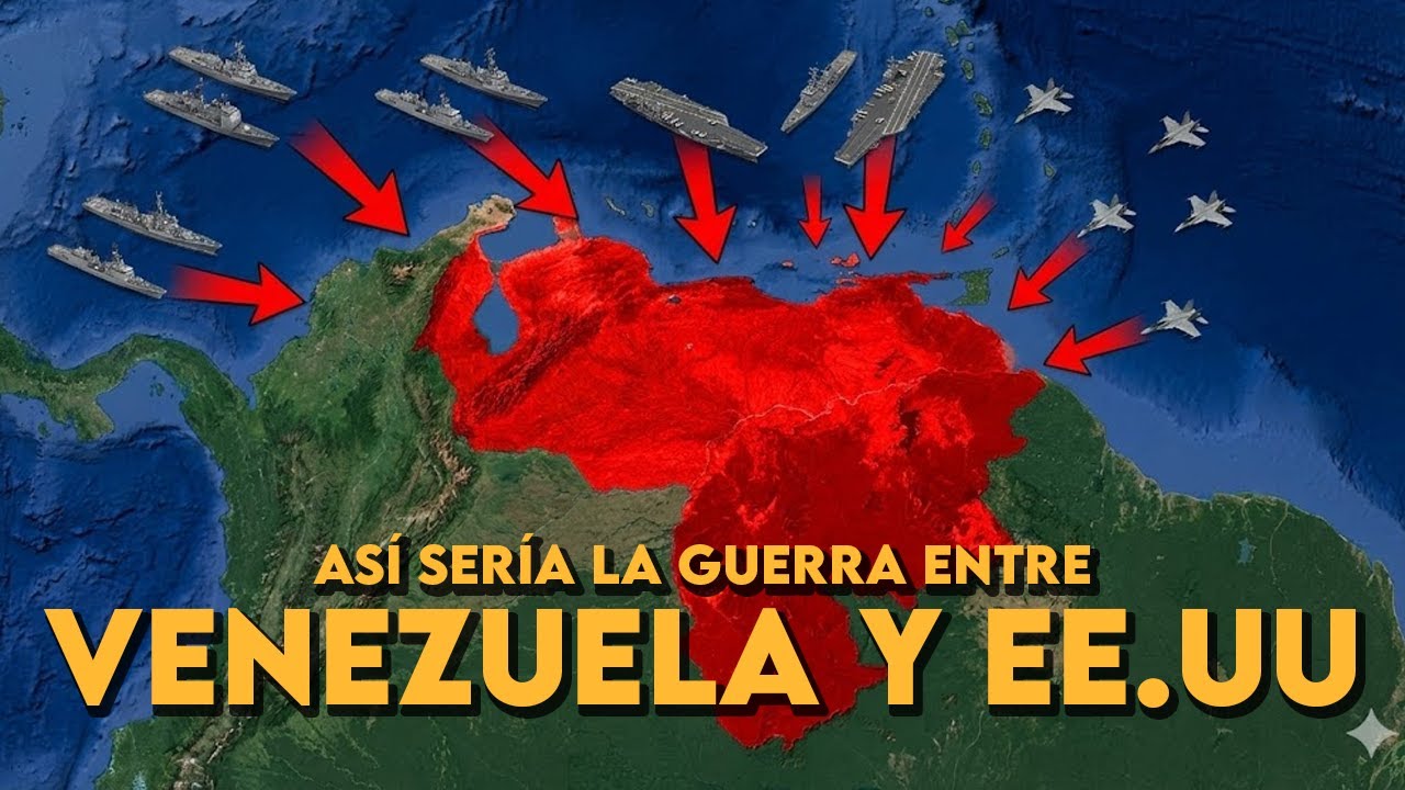 ✅ Así sería la GUERRA entre EE.UU. y VENEZUELA