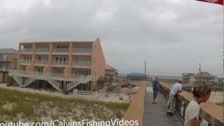 preview picture of video 'Navarre Beach Hurricane Isaac'