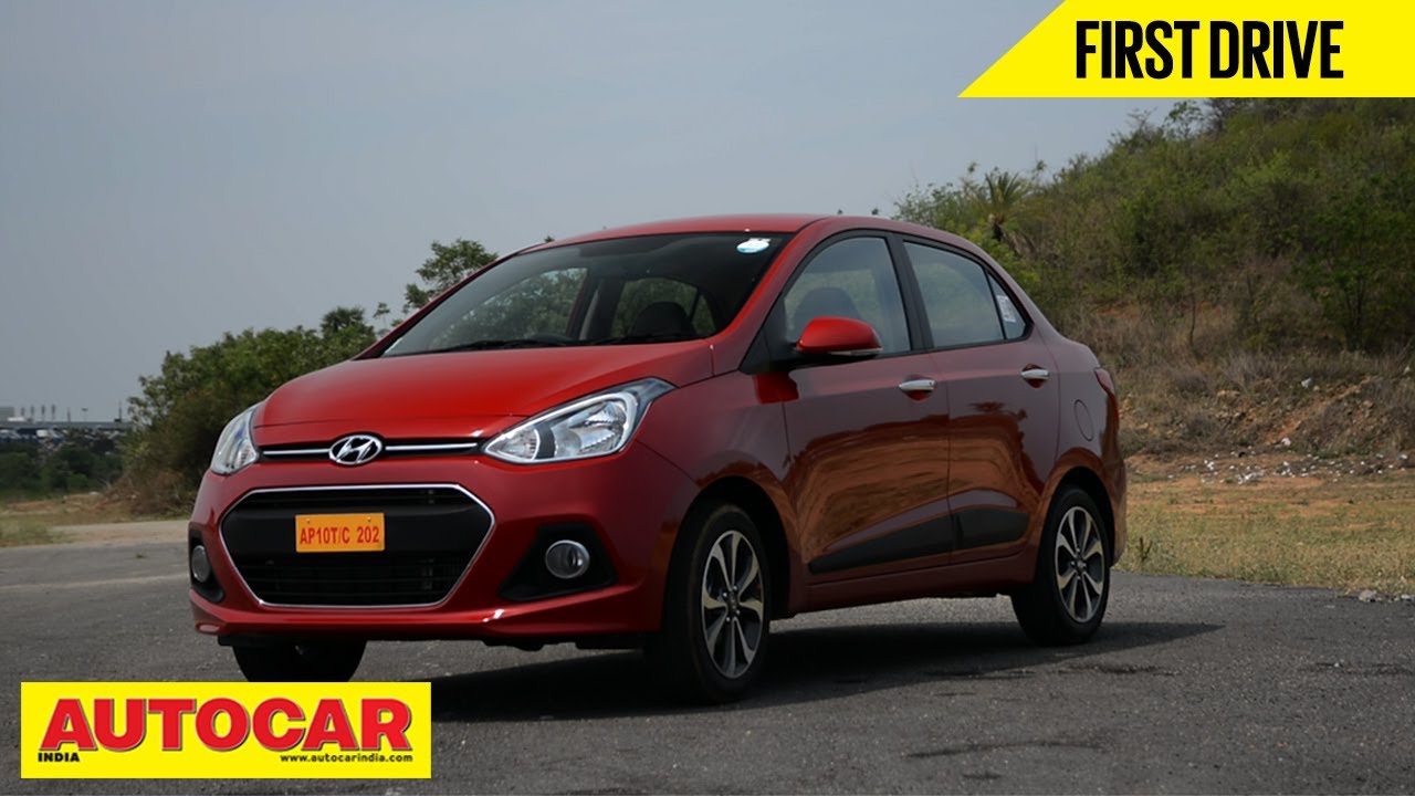 2014 Hyundai Xcent Compact Sedan | First Drive Video Review | Autocar India