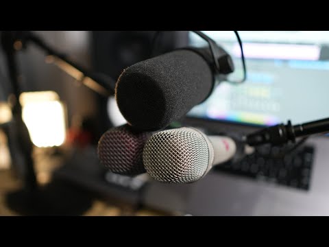 Shure SM7B vs SE Electronics V7 vs Neumann KMS 105  - Mic Comparison