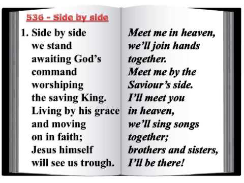 536 Side by side - Innario Chiesa Cristiana Avventista del Settimo Giorno 2014