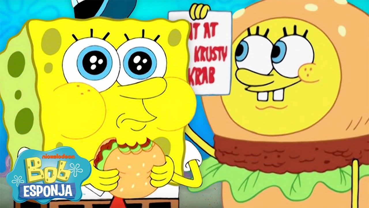 Bob Esponja VICIADO em Hambúrguer de Siri por 120 Minutos Seguidos 🍔 | Bob Esponja em Português