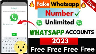 Fake WhatsApp number - how to make fake whatsapp account | Check out ✔️ this trick