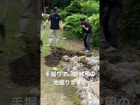 これが自然の池を正しく作成する方法です 庭の練習