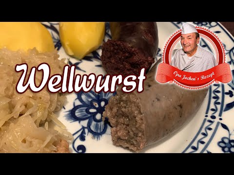 Wellwurst selber machen - schlesische Spezialität - Opa Jochens Rezept